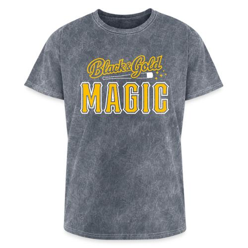 Black & Gold Magic - Washed Unisex T-Shirt