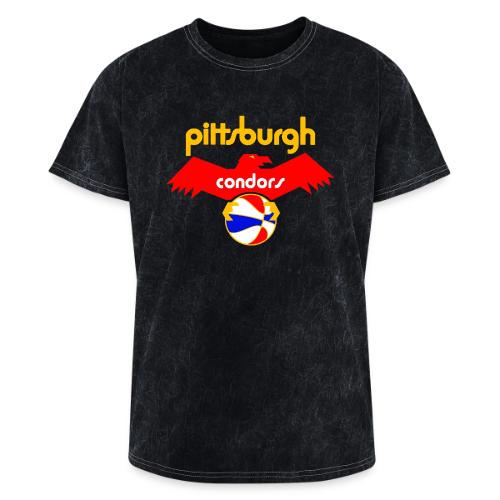 Pittsburgh Condors - On Gray - Washed Unisex T-Shirt