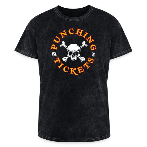Punching Tickets - Washed Unisex T-Shirt