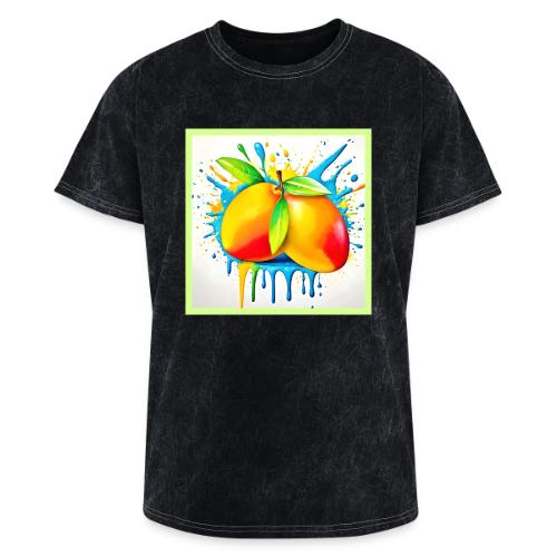 Mango Splash of Color - Washed Unisex T-Shirt