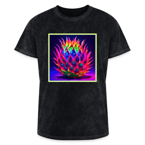 Electric Neon Dragon Fruit - Washed Unisex T-Shirt