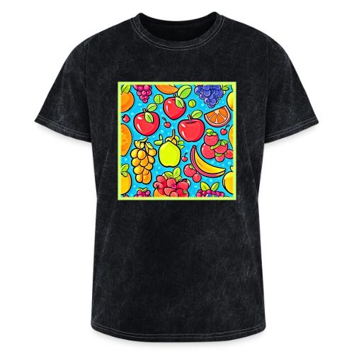 Fruitful Pattern Design - Washed Unisex T-Shirt