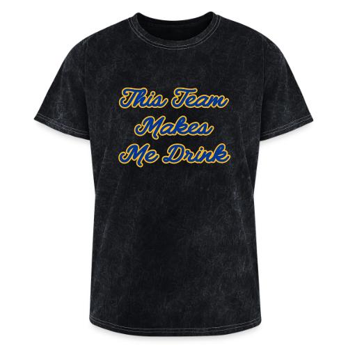 This Team Makes Me Drink (College) - Washed Unisex T-Shirt