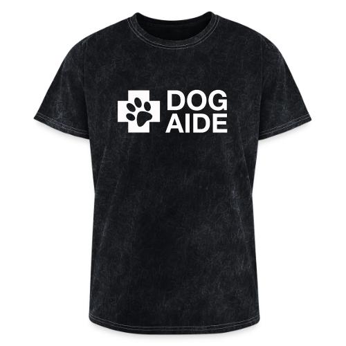 DA Logo White - Washed Unisex T-Shirt