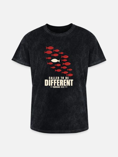Called to Be Different - Washed Unisex T-Shirt - mineral black