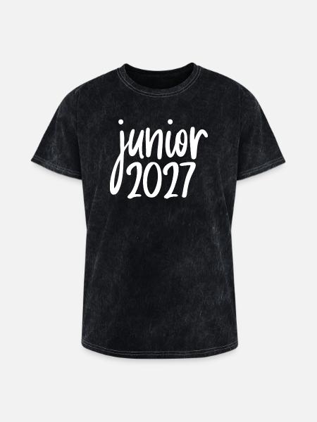Junior 2027 - Washed Unisex T-Shirt - mineral black