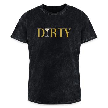 Dirty Martini - Washed Unisex T-Shirt - mineral black - Front