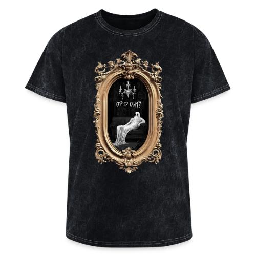 Ghosted (W on B) - Washed Unisex T-Shirt