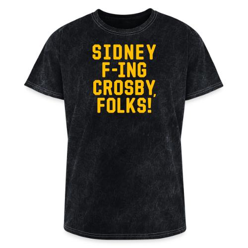 Sidney F'ing Crosby, Folks! - Washed Unisex T-Shirt