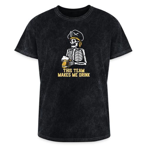 This Team Makes Me Drink - Washed Unisex T-Shirt