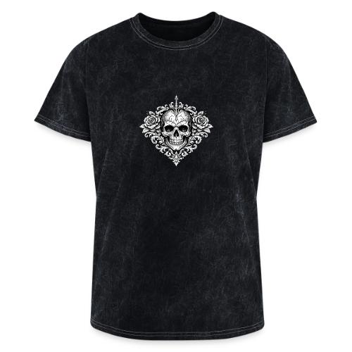 Gothic Filigree Skull - Washed Unisex T-Shirt