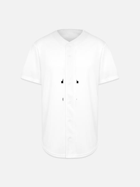 Ace of Spades - Full Button Jersey - white