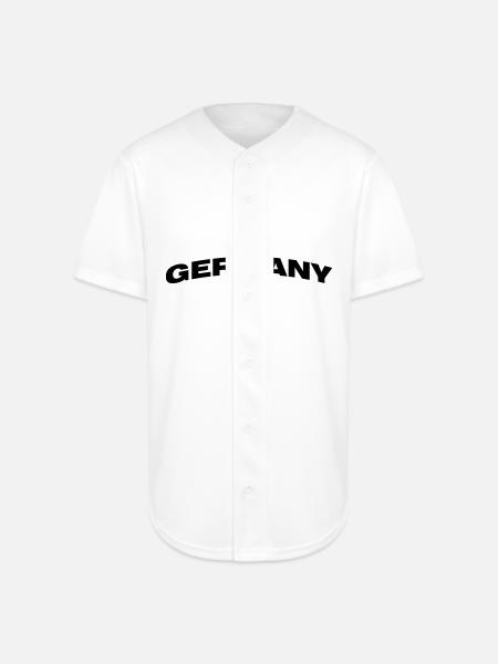 Germany - Full Button Jersey - white