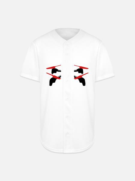 Drone - Full Button Jersey - white