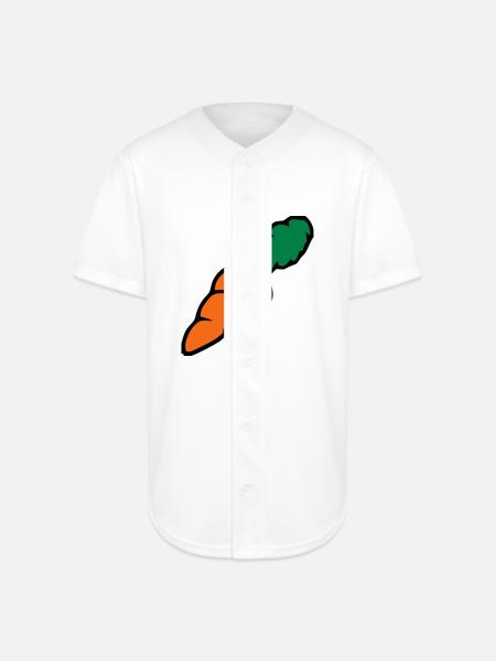 Carrot - Whats up Doc? - Full Button Jersey - white
