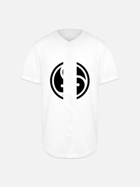 Kink Community Symbol - Full Button Jersey - white