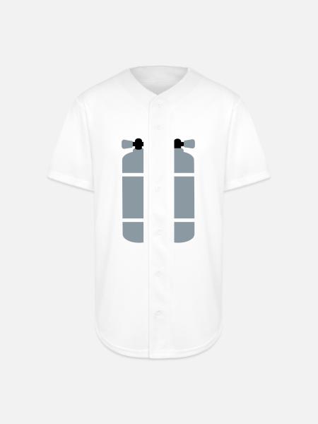 scuba - Full Button Jersey - white