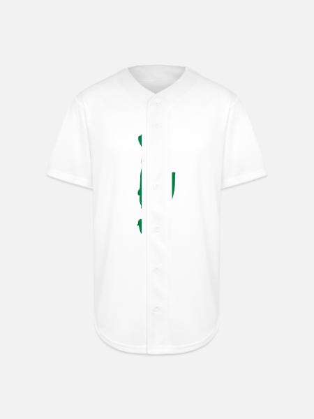 Lady in dress - Full Button Jersey - white