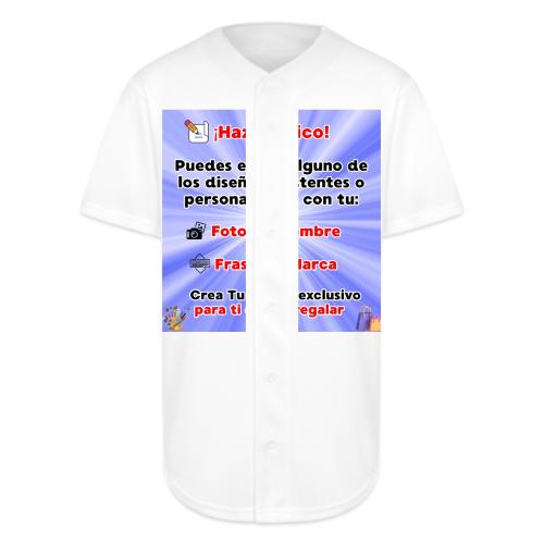 Personalized Souvenirs with Photo, Phrase, Design - Full Button Jersey