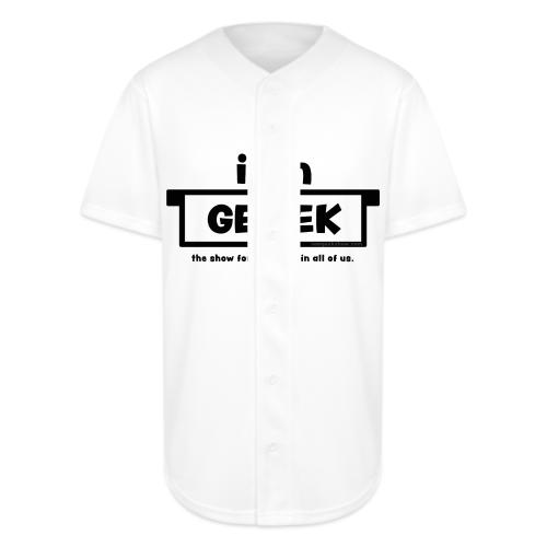 iamGEEK Classic Black - Full Button Jersey