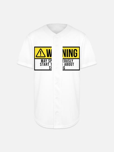Swimming Swimming - Full Button Jersey - white