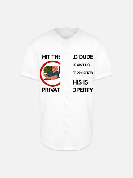 lock em up - Full Button Jersey - white