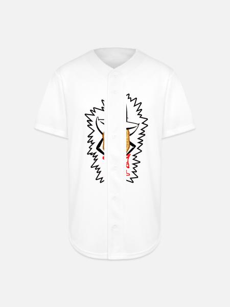 Slim Chipley - Full Button Jersey - white