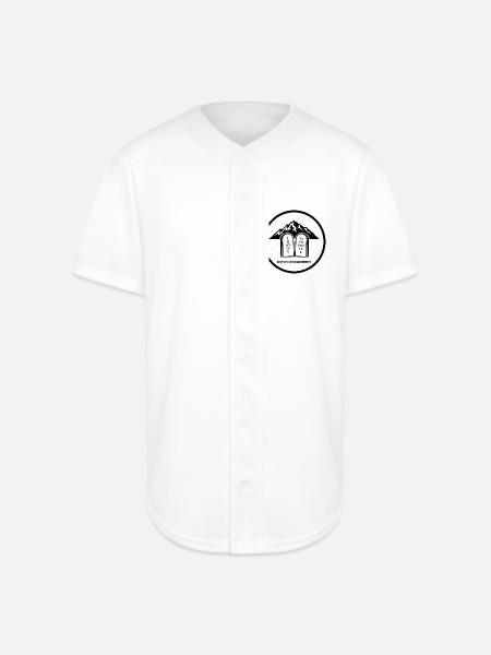 Keep My Commandments - Full Button Jersey - white