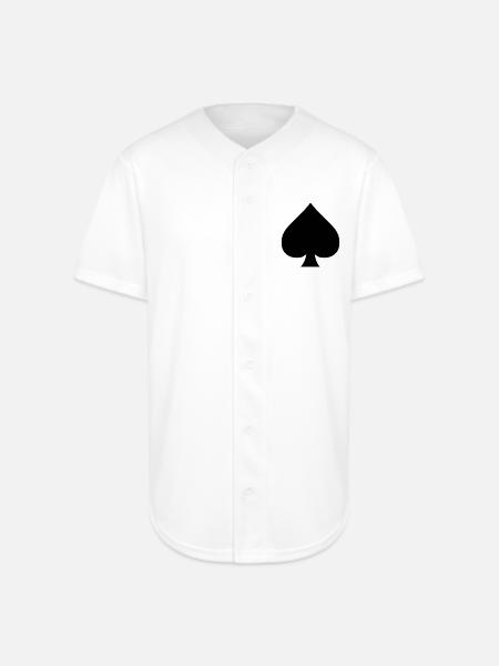 Spade - Full Button Jersey - white