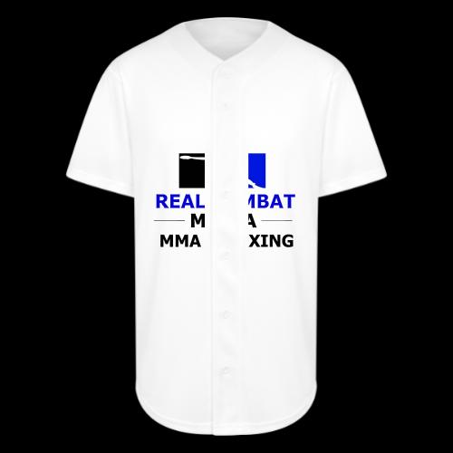 RCM MMA & BOXING Blue Logo - Full Button Jersey