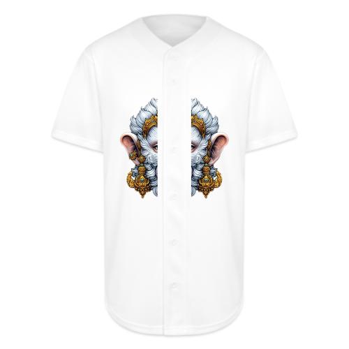 Thai Hanuman Monkey Deity Mask - Full Button Jersey