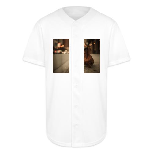 Funny Dachshund Iced Coffee Lover Tee - Full Button Jersey