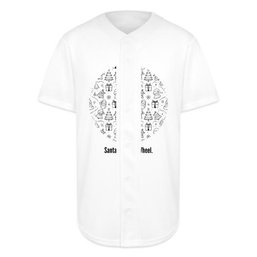 Santa's Festive Wheel T-Shirt - Full Button Jersey