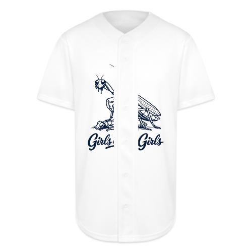 Girls Will Be Girls Praying Mantis Humor - Full Button Jersey