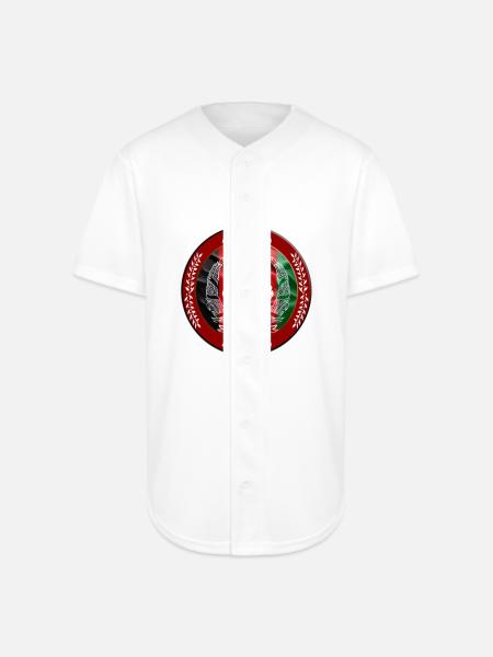 Afghanistan - Full Button Jersey - white