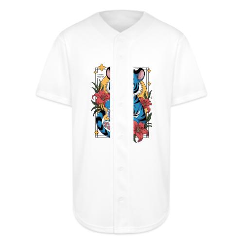 Mystic Blue Tiger Anime Potion Design – Cute tiger - Full Button Jersey