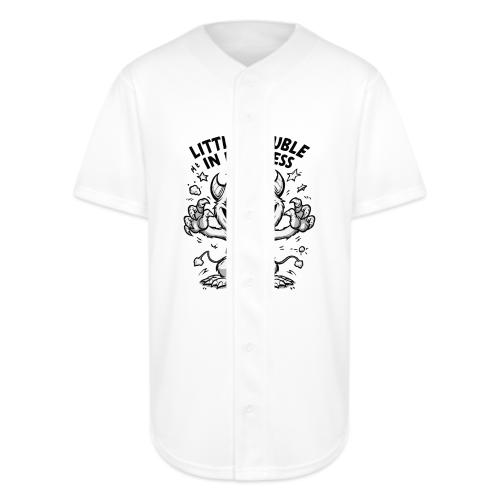 Playful Mischief Demon Illustration - Full Button Jersey