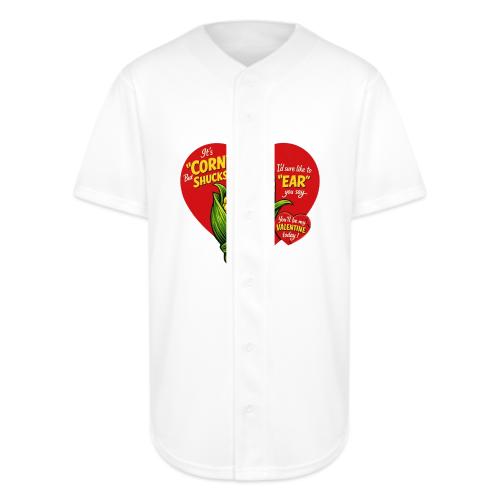 Corny Valentine T-Shirt - Full Button Jersey