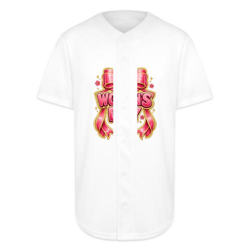 Cute Pink Bow Women’s Day Feminist Symbol - Full Button Jersey