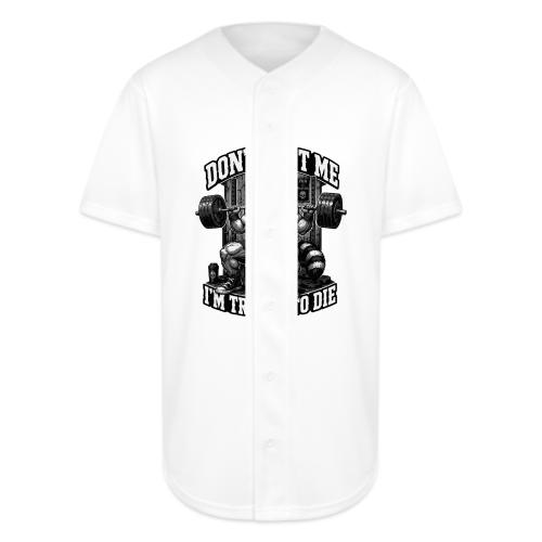 Raccoon Lifter Don’t Spot Me - Full Button Jersey
