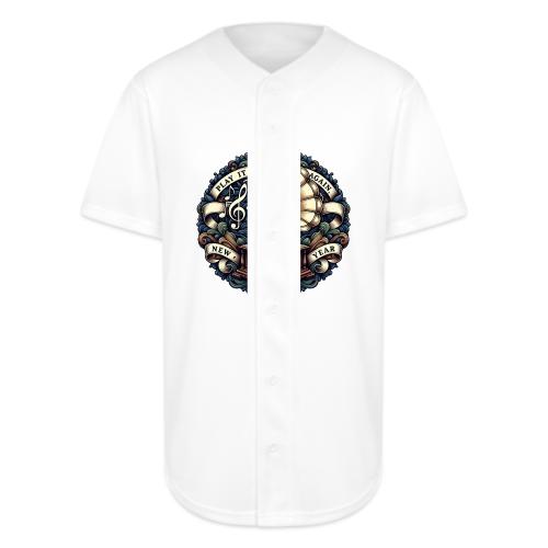 Ornate Phonograph T-Shirt - Full Button Jersey