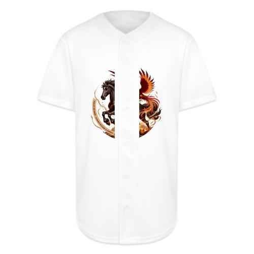 Year of the Horse Phoenix T Shirt, Lunar NY Gift - Full Button Jersey
