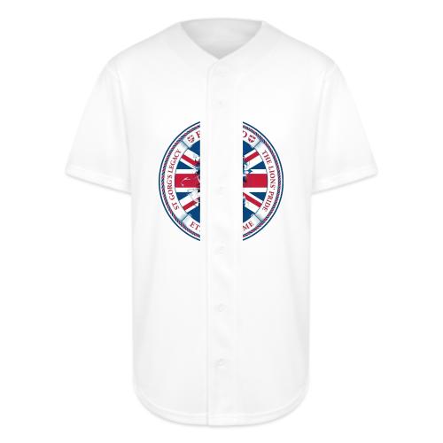 England Lion Emblem T Shirt, Flag Pride Gift - Full Button Jersey