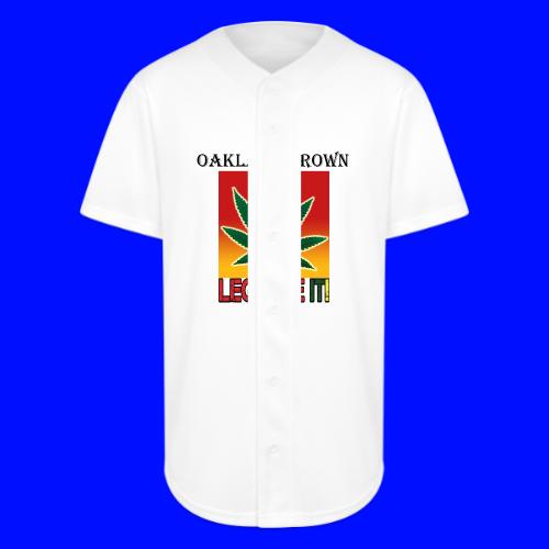 Oakland Grown Cannabis juridiques T-shirts 420 usure - Chemise de baseball en jersey