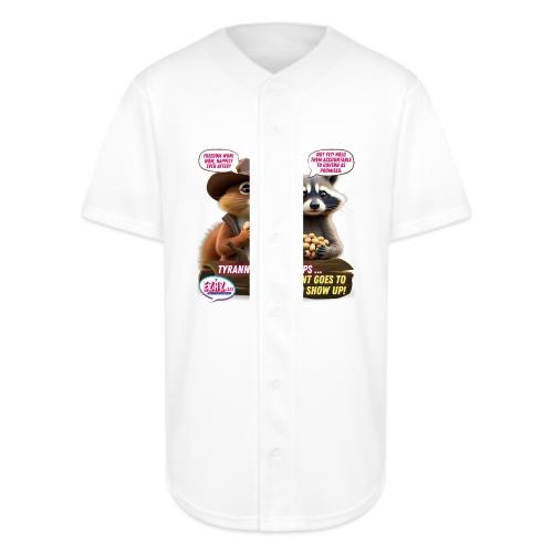 Freedom Squirrel and Raccoon - Full Button Jersey