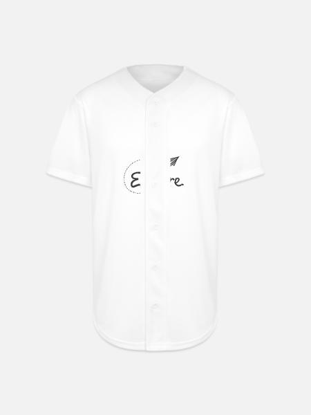 Explore Motivation - Full Button Jersey - white