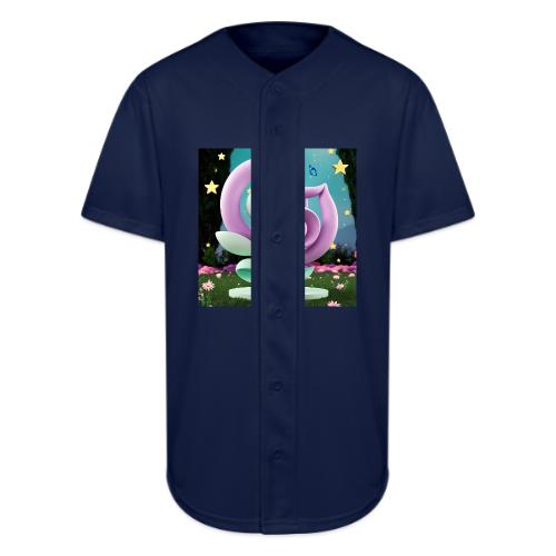 Lila Bloom | Double Floral Eco-Inspired Art - Full Button Jersey
