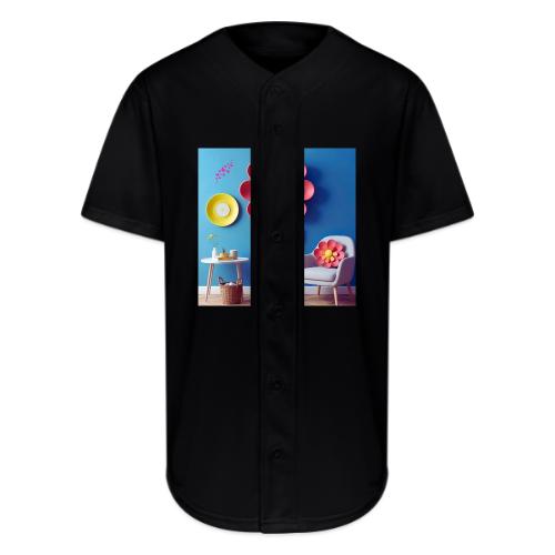 Flower design and harmony of environmental well-be - Full Button Jersey