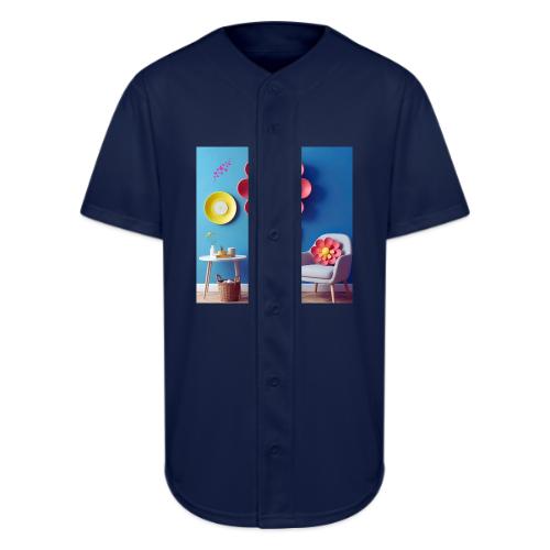Flower design and harmony of environmental well-be - Full Button Jersey