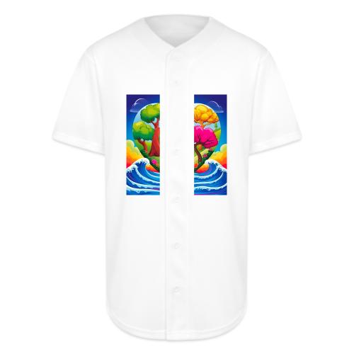 Heart, fantasy, landscapes, nature, fantasy - Full Button Jersey
